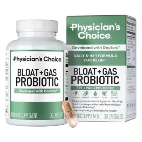 Physician's CHOICE Bloat & Gas Probiotic 30 Capsules in Pakistan
