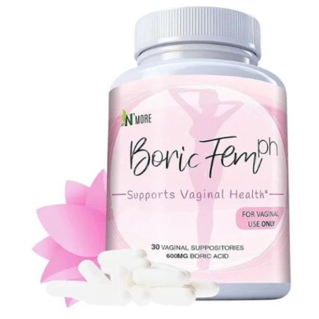 N'More Boric Fem pH Acid Vaginal Suppositories in Pakistan