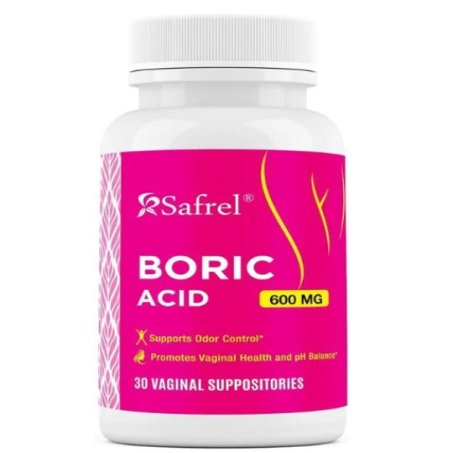 Safrel Boric Acid Vaginal Suppositories, 600 mg, 30 Count in Pakistan