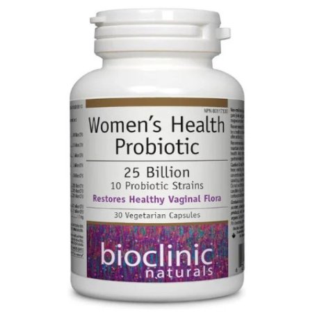 BioClinic Naturals Women’s Health Probiotic Restores Healthy Vaginal Flora 25 Billion 10 Probiotic Strains 30 Vegetarian Capsules in Pakistan