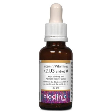 BioClinic Naturals Vitamin D 1000 IU, Vitamin K 50 mcg & Vitamin A 500 IU, 30 ml Liquid in Pakistan