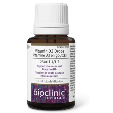 BioClinic Naturals Vitamin D 2500 IU per Drop, 15 mL Liquid in Pakistan