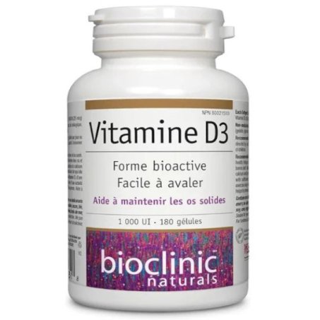 BioClinic Naturals Vitamin D 1000 IU, 180 Softgels in Pakistan