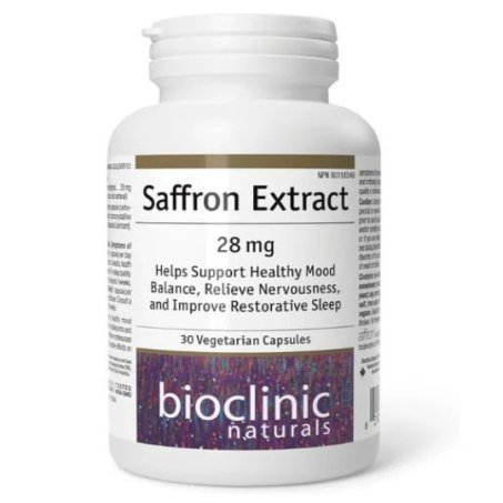 BioClinic Naturals Saffron Extract 28 mg, 30 Vegetarian Capsules in Pakistan