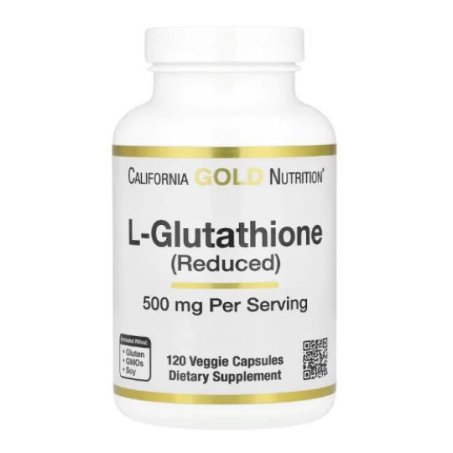 California Gold Nutrition, L-Glutathione500 mg Capsules