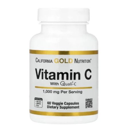 California Gold Nutrition, Vitamin C 1,000 mg Capsules 