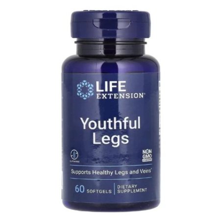 Life Extension, Youthful Legs, 60 Softgels Capsules