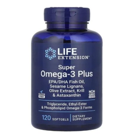 Life Extension, Super Omega-3 Plus, Capsules