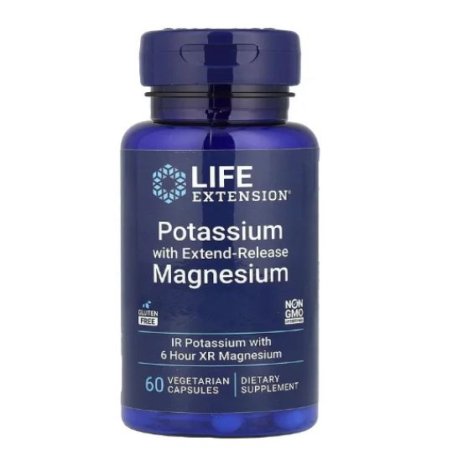 Life Extension, Potassium with Extend-Release Magnesium Capsules