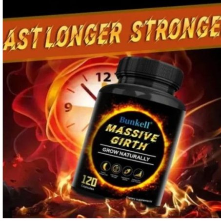 Bunkell Massive Girth Grow Naturally Capsules