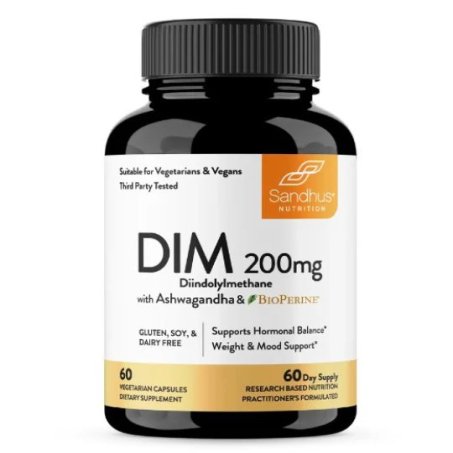 Sandhu's Nutrition DIM 200 mg Supplement 