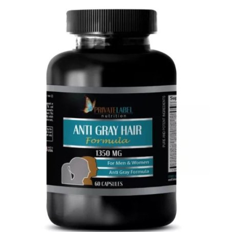 Anti Gray Hair Formula 1350MG Capsules