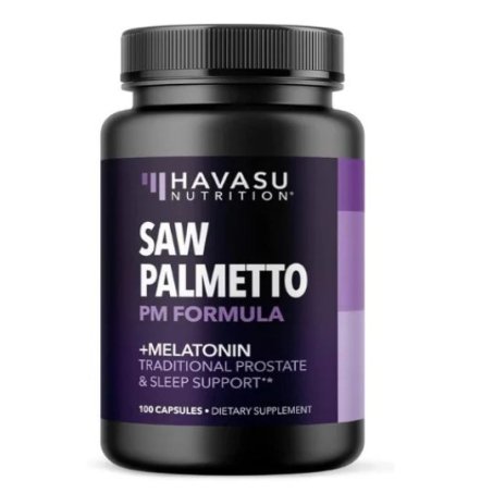 Saw Palmetto PM Melatonin 3mg Capsules 
