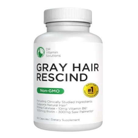 Gray Hair Rescind with Catalase Capsules 