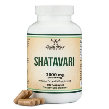 Double Wood Supplements, Shatavari, 1000 mg Capsules