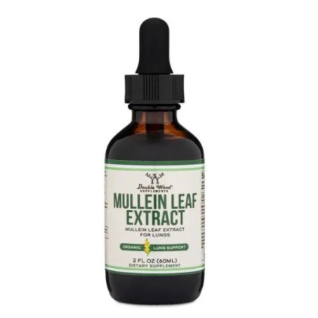 Double Wood Supplements, Mullein Leaf Drops 60ml