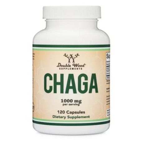 Double Wood Supplements, Chaga Mushroom, 1000 mg,  Capsules