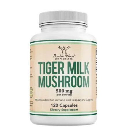 Double Wood Supplements, Tiger Milk Mushroom, 500 mg,  Capsules