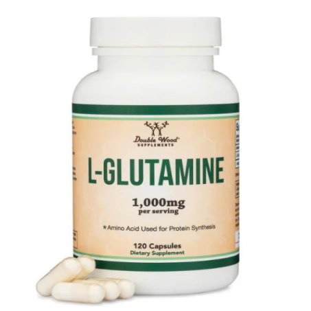 Double Wood Supplements, L-Glutamine, 1,000 mg  Capsules