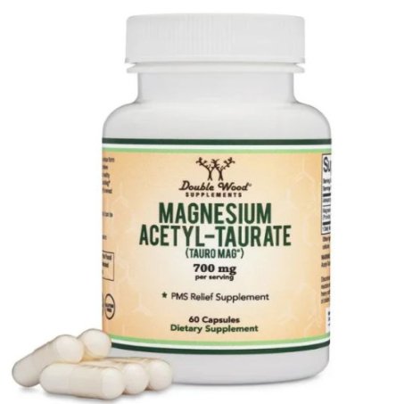 Double Wood Supplements, Magnesium Acetyl-Taurate, 700 mg  Capsules