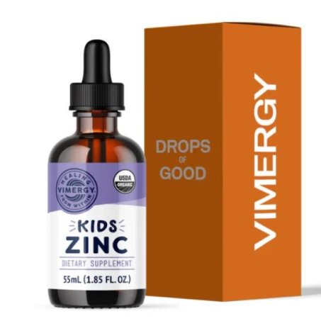 VIMERGY Kids USDA Organic Liquid Zinc 