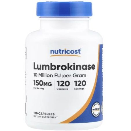 Nutricost, Lumbrokinase, 150 mg, 120 Capsules in Pakistan