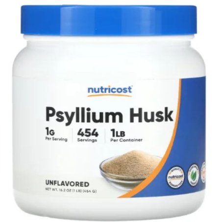 Nutricost, Psyllium Husk, Unflavored, 16.2 oz (454 g) in Pakistan