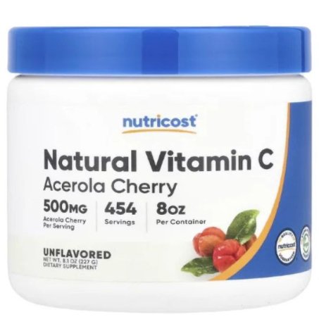 Nutricost, Natural Vitamin C, Unflavored, 8.1 oz (227 g) in Pakistan