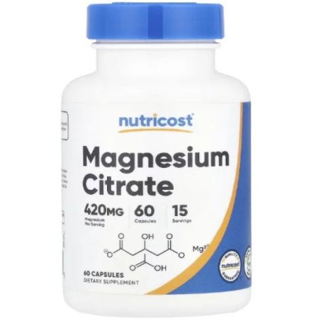 Nutricost Magnesium Citrate 420 mg 60 Capsules