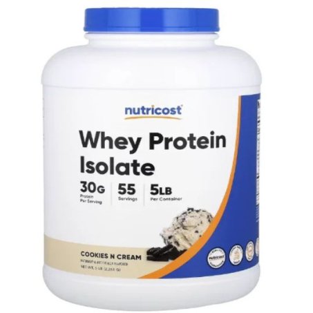 Nutricost, Whey Protein Isolate, Cookies N Cream, 5 lb (2,268 g) in Pakistan