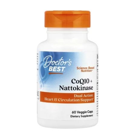 Doctor's Best, CoQ10 + Nattokinase, 60 Veggie Caps in Pakistan
