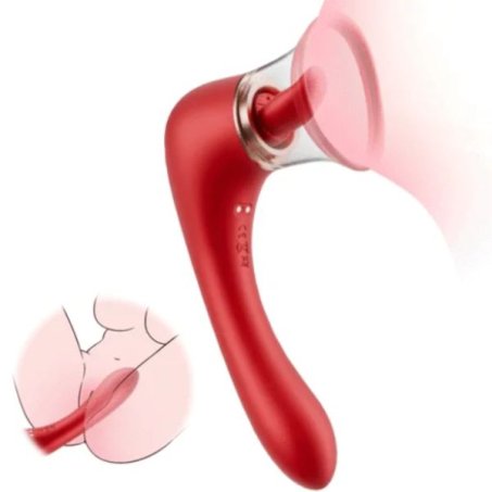 Pacifier Clit Suck & Tongue Lick G-spot Vibrator