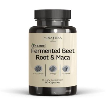 VINATURA Organic Fermented Beetroot Capsules