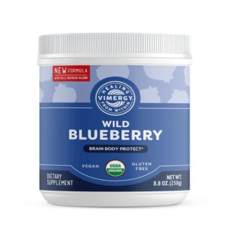 VIMERGY USDA Organic Wild Blueberry Powder 