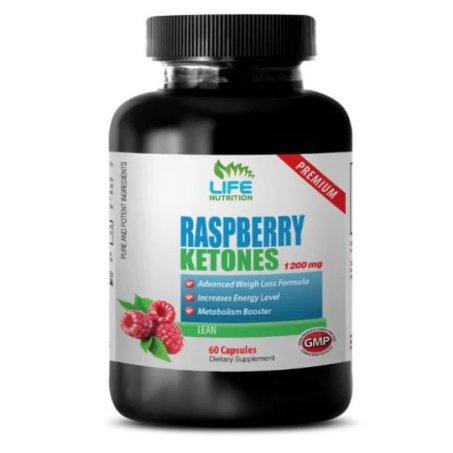 Life Nutrition Raspberry Ketones 1200mg Capsules
