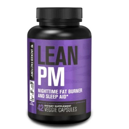 Jacked Factory Lean PM Night Time Fat Burner Capsules