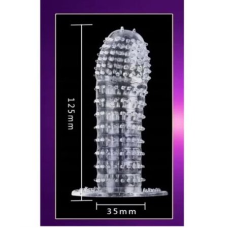 Crystal Dotted Condoms Natural Latex