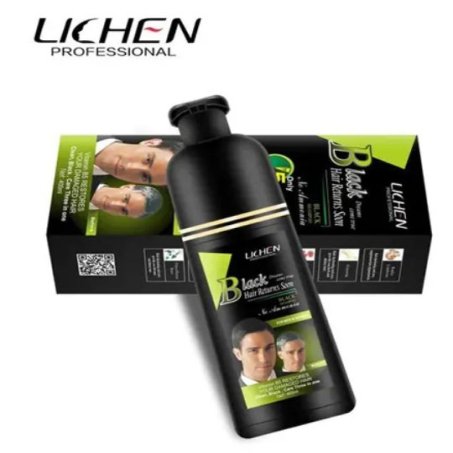  Lichen Black Hair Color Shampoo