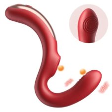U-Design Double Stimulation  Vibrator With Tapping Mode