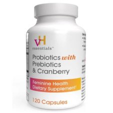 vH Essentials Probiotics with Prebiotics, Cranberry Feminine Health Capsules in Pakistan