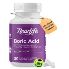 NewLife Naturals - Boric Acid Suppositories 600mg Capsules in Pakistan