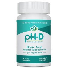 pH-D Feminine Health 600 mg Boric Acid Suppositories Capsules in Pakistan