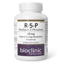 BioClinic Naturals R-5-P Riboflavin 5’-Phosphate 50 mg, 30 Vegetarian Capsules in Pakistan