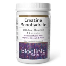 BioClinic Naturals Creatine Monohydrate 100% Pure • Micronized, 300 g Powder in Pakistan
