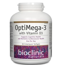 BioClinic Naturals OptiMega-3 with 1,425 mg Fish Oil & 1,000 IU Vitamin D3, 90 Enteripure Softgels in Pakistan