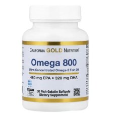 California Gold Nutrition, Omega 800 Ultra-Concentrated Omega Gelatin Softgels in Pakistan