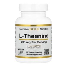 California Gold Nutrition, L-Theanine, 200 mg,  Capsules 
