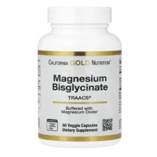 California Gold Nutrition Magnesium Bisglycinate Chelate Capsules 