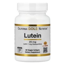 California Gold Nutrition Lutein 20mg Softgels Capsules