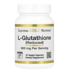 California Gold Nutrition L-Glutathione  500 mg 30 Capsules 